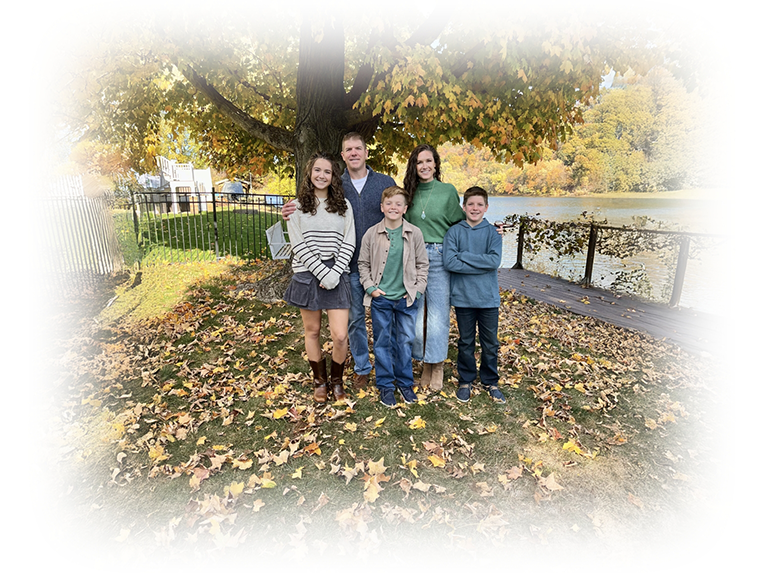 Worthington Dentist Dr. Adams with His Family